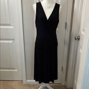 CAbi Black Midi Dress